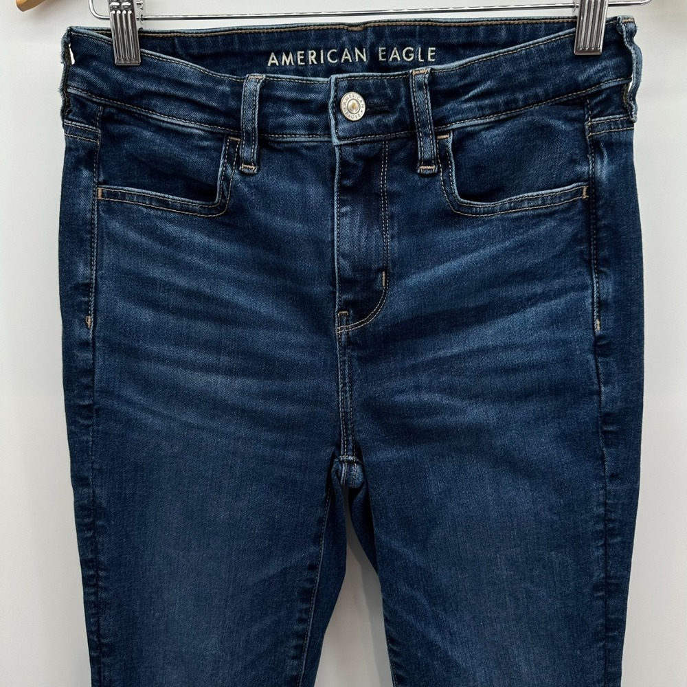 American Eagle Outfitters‎ Jeans Womens 4 Regular Blue Denim High-Rise Jegging